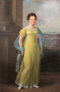 Johann Carl Rössler, María Josefa Amalia de Sajonia, c. 1818-1819. Museo Nacional de Bellas Artes de la Habana, Cuba.