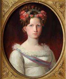 Anónimo, atribución dudosa a María Josefa Amalia de Sajonia, c. 1819. Palacio Real de Madrid, Patrimonio Nacional, Madrid, España.