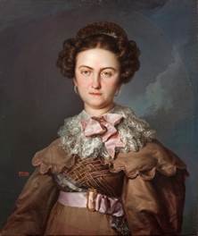 Vicente López Portaña, María Josefa Amalia de Sajonia Reina de España, 1828. Museo Nacional del Prado, Madrid, España.