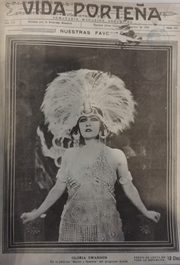 Fig.      9. Gloria Swanson. Vida Porteña, 13/8/1920.