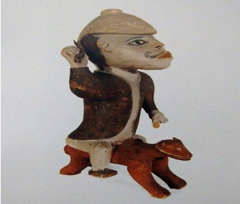 Povo Kongo/Yombe. Figura masculina. Museu da Ciência –  			Universidade de Coimbra, Portugal.