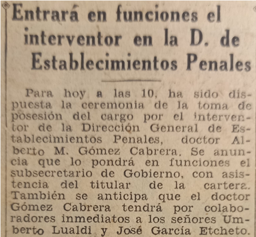 Anuncio Doctor Gómez Cabrera. Diario El Día.